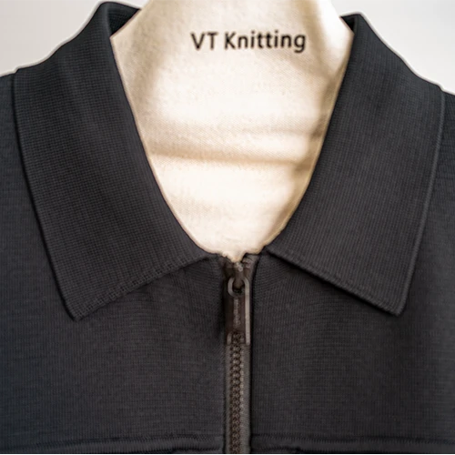 Mens Quilted Jacket with Knitted Sleeves