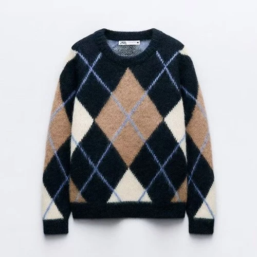 Argyle Sweater Women factory Argyle Sweater Women factory
