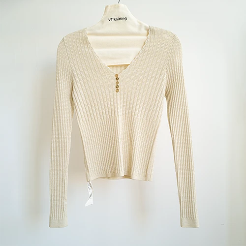 Qoton Jersey Cardigan tan-Nisa