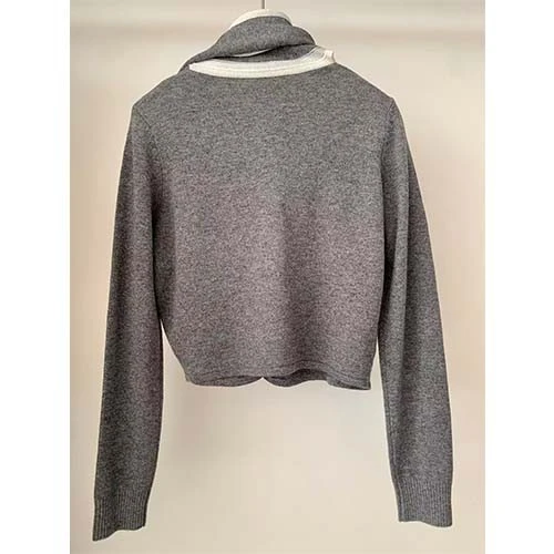 Gray Wool Cardigan factory Gray Wool Cardigan factory