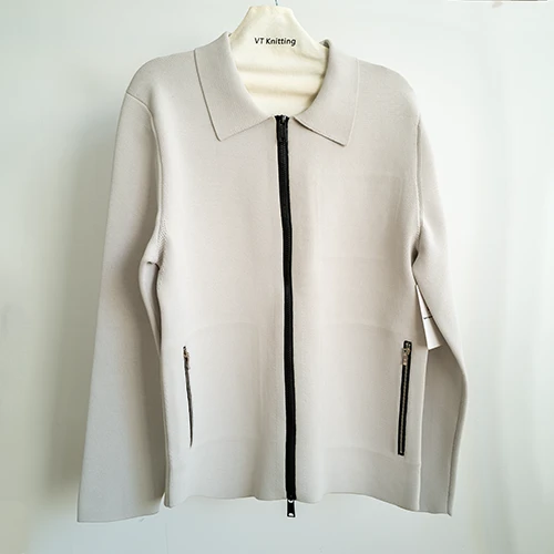 Knitted Button Through Polo Shirt