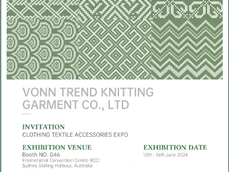 Vonn Trend Knitting Ħwejjeġ Biex Tesponi l-Aħħar Ġbir Fl-Expo tal-Aċċessorji ...