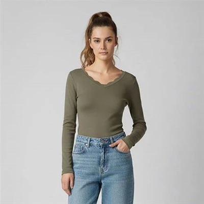 100 Merino Wool Sweater tan-Nisa