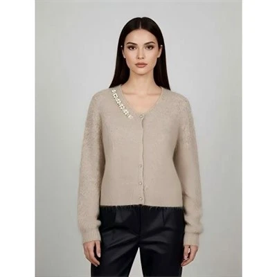 Tops tan-Nisa Fine Knit Designer