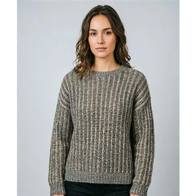 Saħħan Chunky Knit Cardigan Nisa